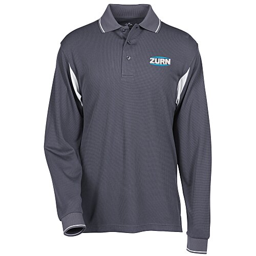 Action LS Waffle Knit Polo Main Image