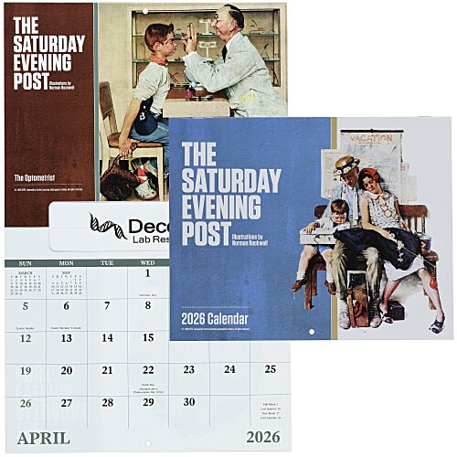 The Saturday Evening Post Norman Rockwell Calendar - Window Main Image