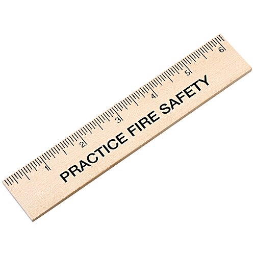 Natural Finish Ruler - 6" - 24 hr Main Image