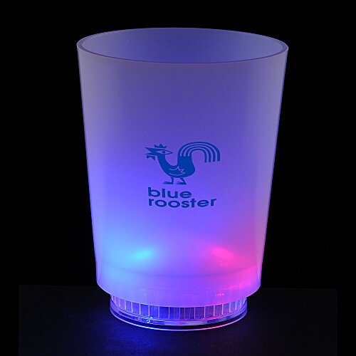 Light-Up Frosted Glass - 11 oz. - Multicolor Main Image