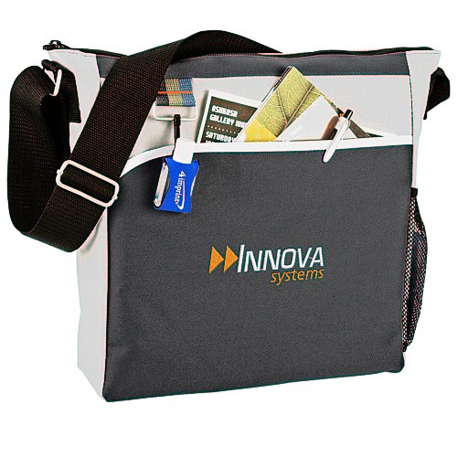 Triple Stripe Tote - Embroidered Main Image
