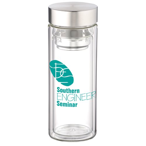 Tea Time Glass Bottle - 16 oz. Main Image