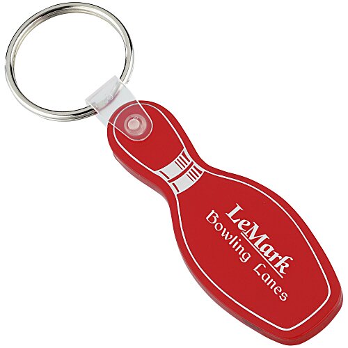 Bowling Pin Soft Keychain - Translucent Main Image