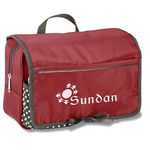 Polka Dot Cosmetic Case - Closeout Main Image