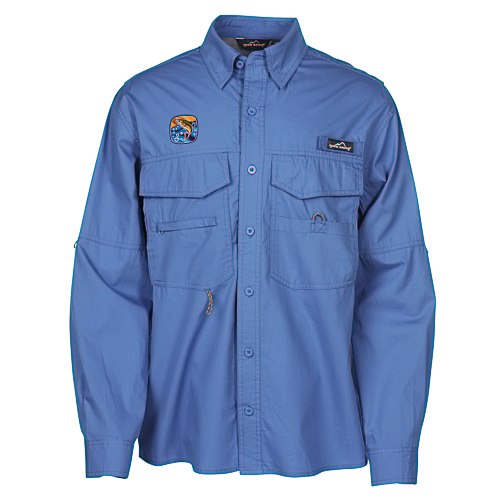 Eddie Bauer Cotton LS Angler Shirt Main Image