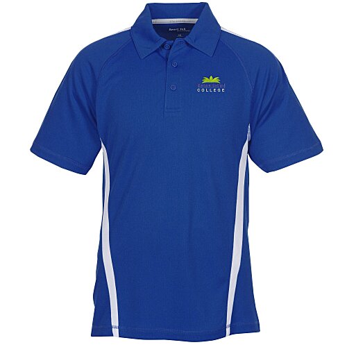 Performance Pique Mesh Colorblock Polo - Men's Main Image