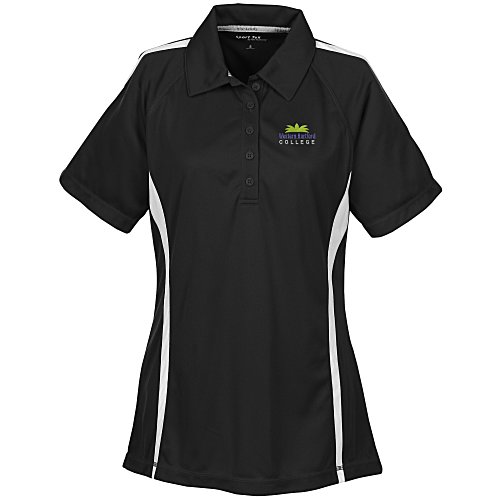 Performance Pique Mesh Colorblock Polo - Ladies' Main Image
