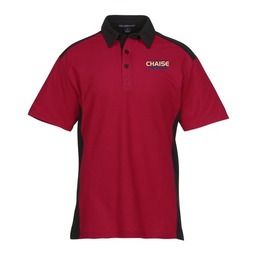 Silk Touch Colorblock Pique Polo - Men's Main Image