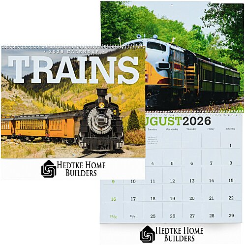 Trains Calendar Main Image