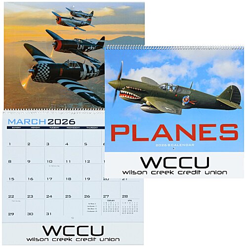 Planes Calendar Main Image