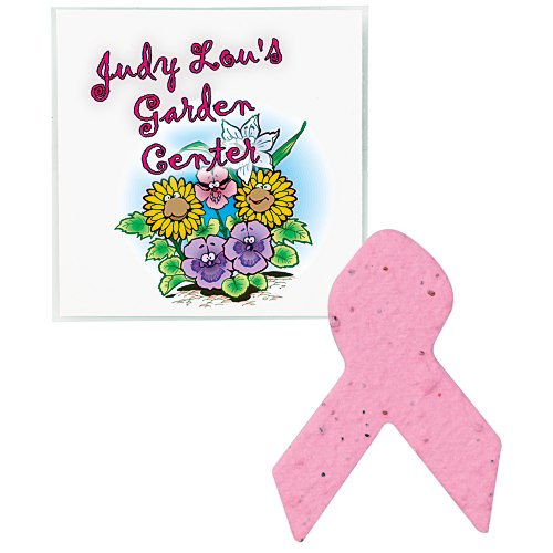 Plant-A-Shape Flower Seed Packet - Awareness Main Image