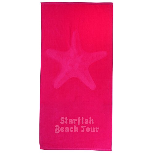 Tone on Tone Stock Art Towel - Starfish Main Image