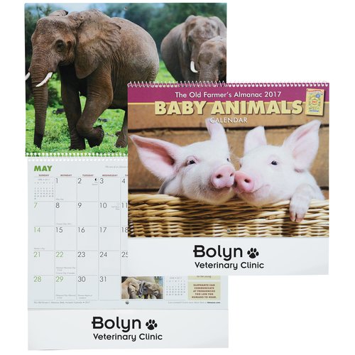 The Old Farmer's Almanac - Baby Animals - Spiral Main Image