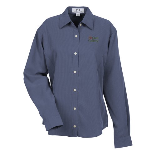 Vantage Polynosic Houndstooth Shirt - Ladies' - Closeout Main Image