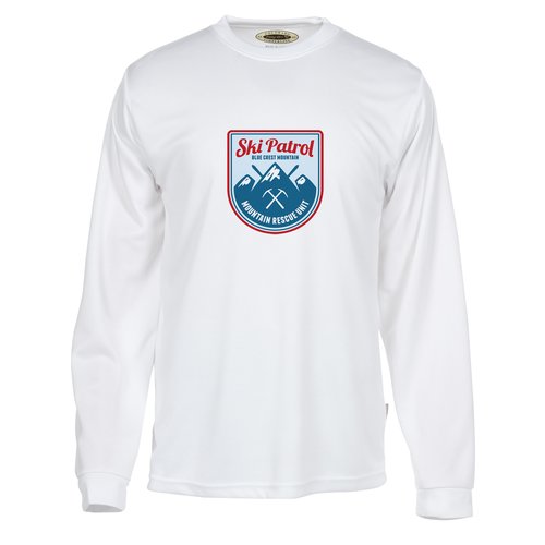 Athletic Long Sleeve Performance Tee - Full Color Main Image