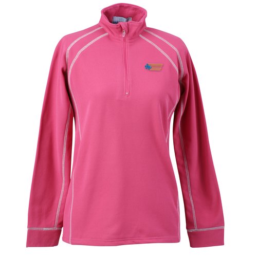 Vansport Lightweight Waffle 1/4 Zip Fleece-Ladies'-Closeout Main Image