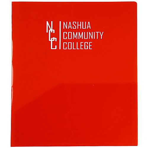 Twin Pocket Poly Presentation Folder - Translucent Main Image