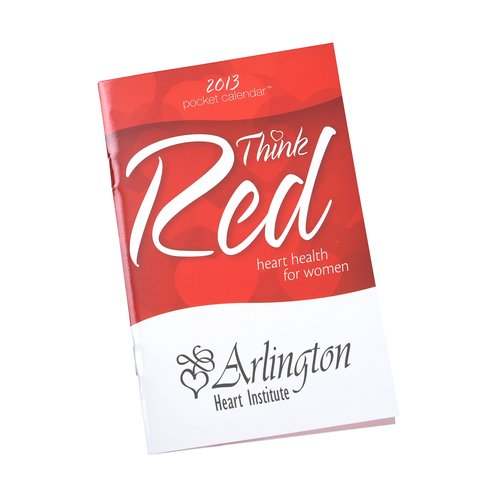 2013 Pocket Calendar & Guide-Women's Think Red - Closeout Main Image
