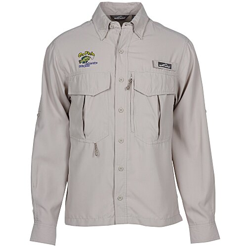 Eddie Bauer LS Moisture Wicking Fishing Shirt Main Image