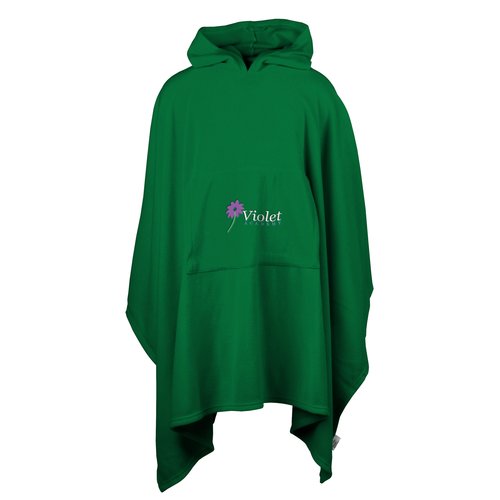 Micro Coral Fleece Poncho - Closeout Main Image