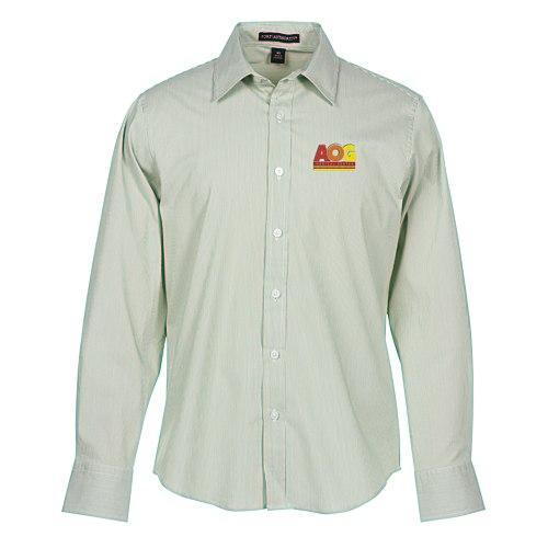 Fine Stripe Stretch Poplin Shirt - Men's Main Image