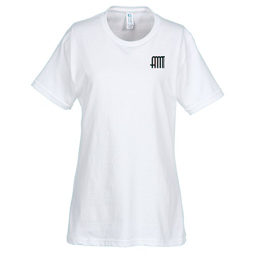 Essential Ring Spun Cotton T-Shirt - Ladies' - White Main Image