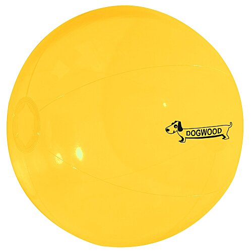 16" Beach Ball - Translucent - 24 hr Main Image