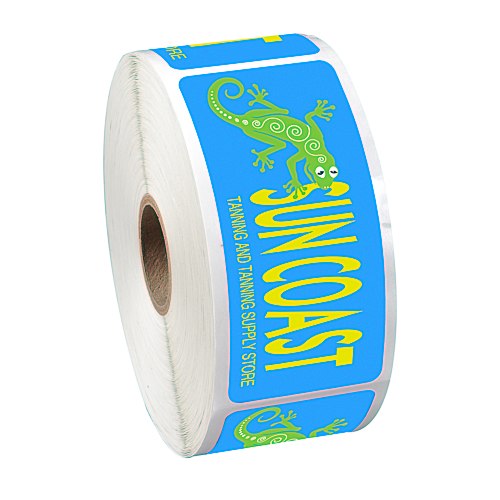 Full Color Sticker by the Roll - Rectangle - 1-1/2" x 3-1/2" Main Image