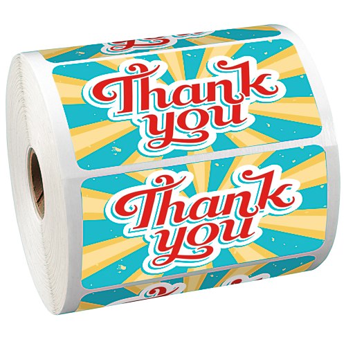 Full Color Sticker by the Roll - Rectangle - 2" x 4" Main Image