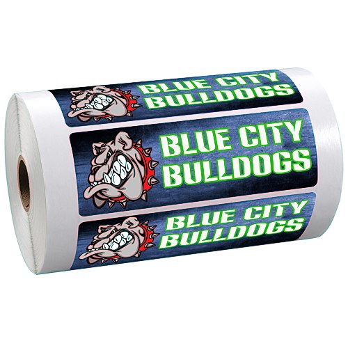 Full Color Sticker by the Roll - Rectangle - 1-3/4" x 5-1/4" Main Image
