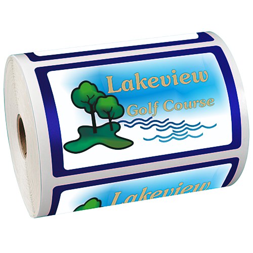 Full Color Sticker by the Roll - Rectangle - 3" x 5" Main Image