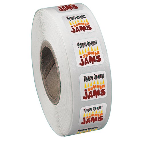 Full Color Sticker by the Roll - Square - 1/2" x 1/2" Main Image