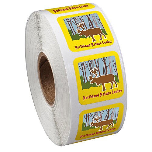 Full Color Sticker by the Roll - Square - 1" x 1" Main Image