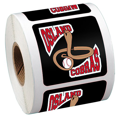 Full Color Sticker by the Roll - Square - 1-3/4" x 1-3/4" Main Image