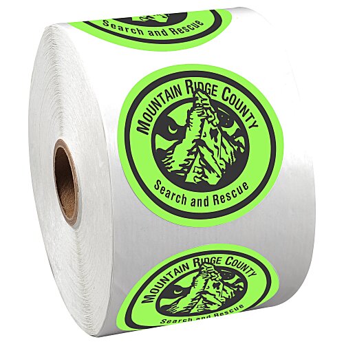 Sticker by the Roll - Circle - 2-1/4" Main Image