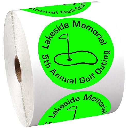 Sticker by the Roll - Circle - 3-1/4" Main Image