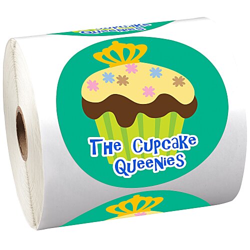 Full Color Sticker by the Roll - Circle - 3 3/4 inches Main Image