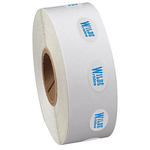 Sticker by the Roll - Oval - 3/8" x 5/8" Main Image