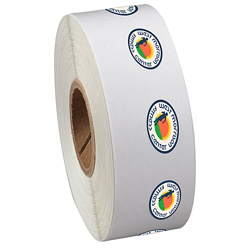 Full Color Sticker by the Roll - Oval - 3/8" x 5/8" Main Image