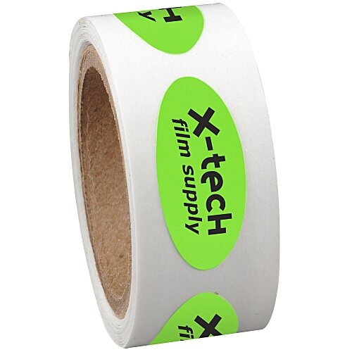 Sticker by the Roll - Oval - 3/8" x 7/8" Main Image