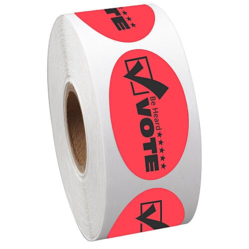 Sticker by the Roll - Oval - 1" x 1-3/4" Main Image