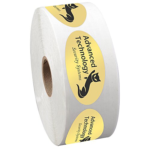 Sticker by the Roll - Oval - 1-1/16" x 2-1/8" Main Image