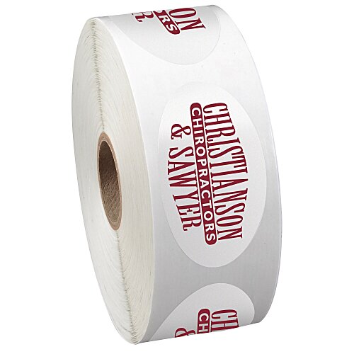 Sticker by the Roll - Oval - 1-1/4" x 2-1/4" Main Image