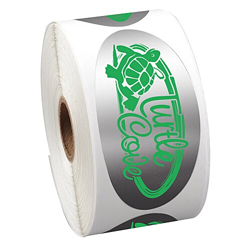 Sticker by the Roll - Oval - 1-3/4' x 3-5/8" Main Image