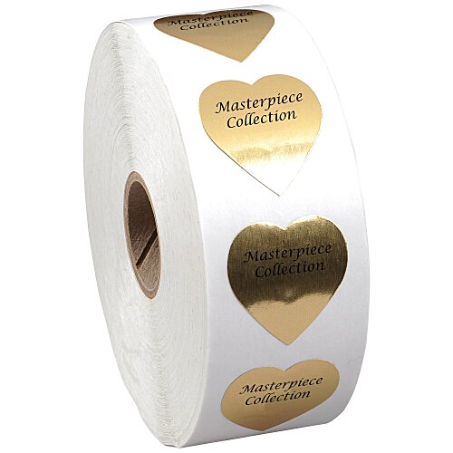 Sticker by the Roll - Heart - 1-3/16" x 1-1/8" Main Image