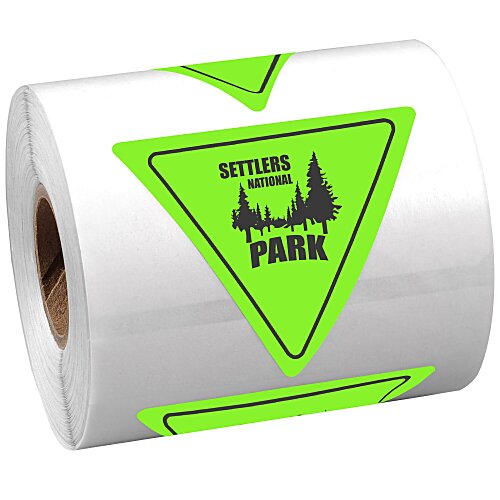 Sticker by the Roll - Triangle - 2" x 2-1/4" Main Image