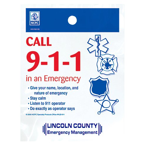 Litter Bag - Call 911 Main Image