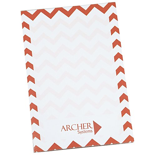 Scratch Pad - 6 inches x 4 inches - Chevron - 25 Sheet Main Image