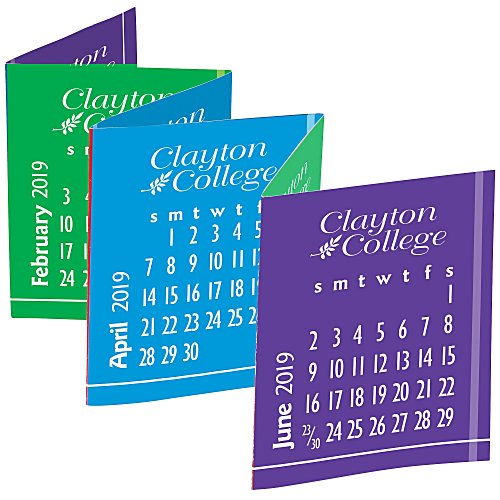 Accordion Desk Calendar Main Image