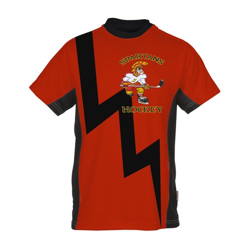 Athletic Side Blocked Performance Tee - Dye Sublimated Main Image